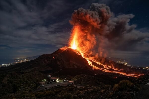 Erupcija Etne Sicilija