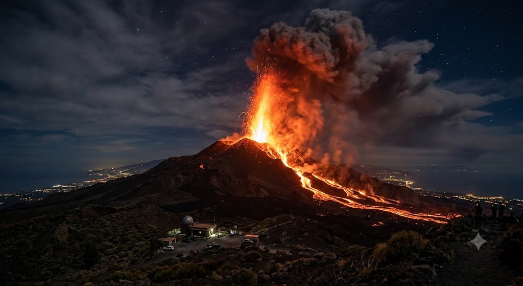 Erupcija Etne Sicilija