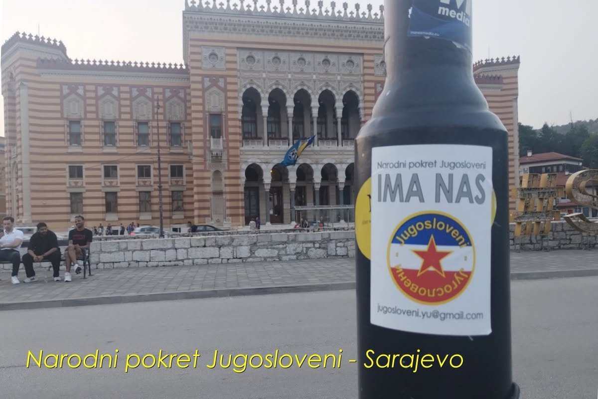 Plakati koji su juče osvanuli u Sarajevu