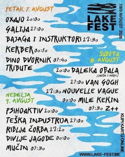 LakeFest Nikšić 2026