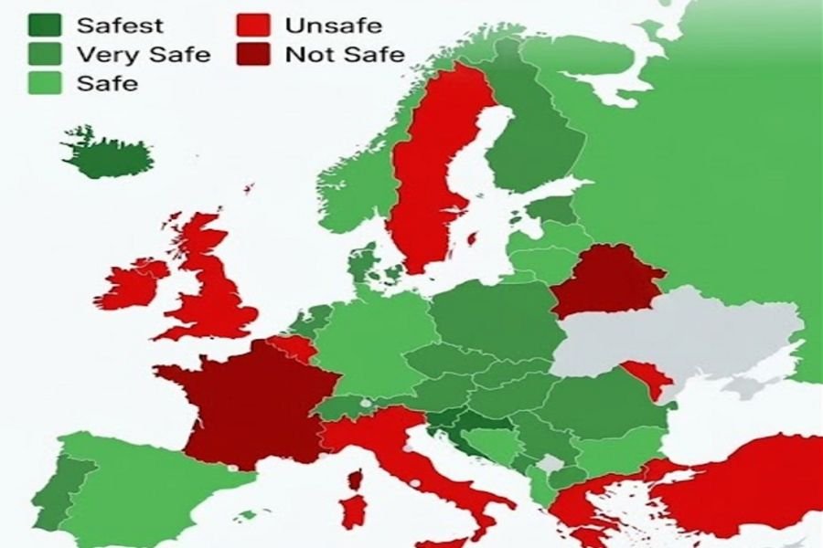 Mapirana Evropa za bezbjednost noćnog samostalnog hodanja