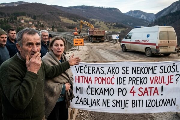 Građani revoltirani jer im nekoliko sati treba da stignu do prve Hitne pomoći.