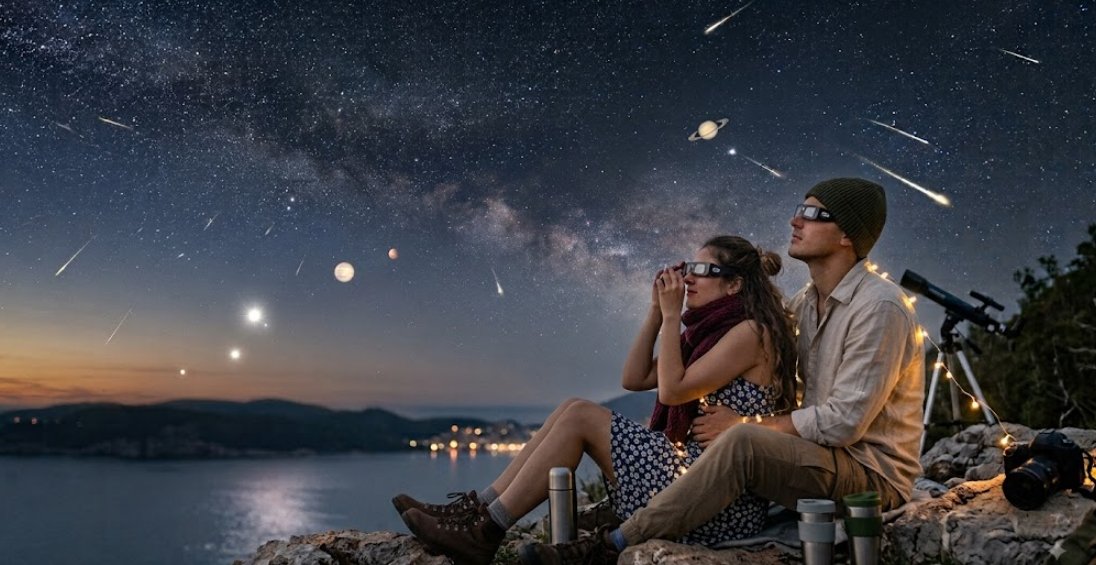 Spektakl na nebu iznad planete Zemlje