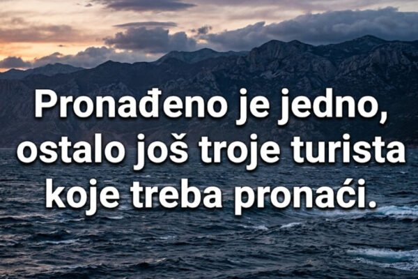 Pronađena je Portugalka, traga se za još troje turista