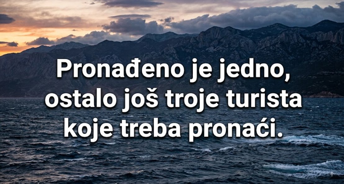 Pronađena je Portugalka, traga se za još troje turista
