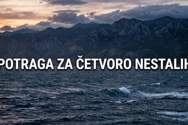 Potraga za četvoro nestalih prijatelja na moru u olujnom nevremenu