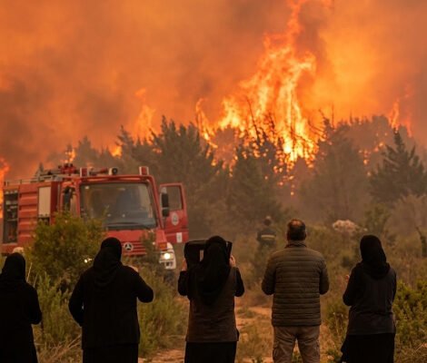 Borba protiv požara u Ulcinju