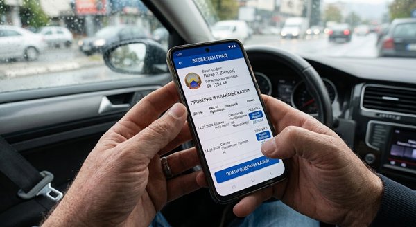 Mobilna aplikacija za naplaćivanje kazni u Makedoniji