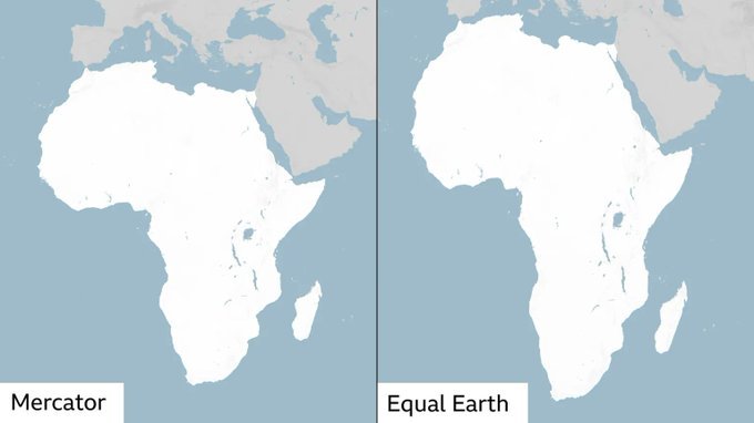 Izmijenjena mapa Afrike