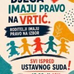 Protest roditelja danas u 10 časova ispred Ustavnog suda