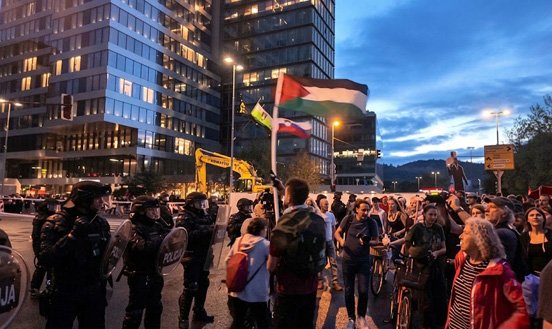 Protesti u Ljubljani protiv izraelskog Poslanstva