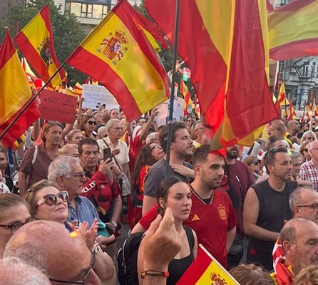 Protesti u Madridu povodom migrantske krize u Seuti