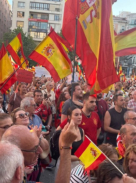 Protesti u Madridu povodom migrantske krize u Seuti
